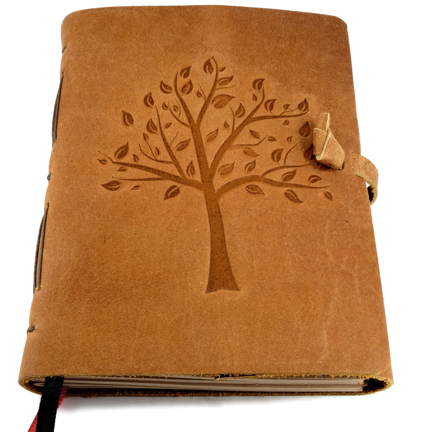 Leather Journal with Lined Pages - Tree of Life Leather Bound Writing Journal for Women and Men (5x7 in)