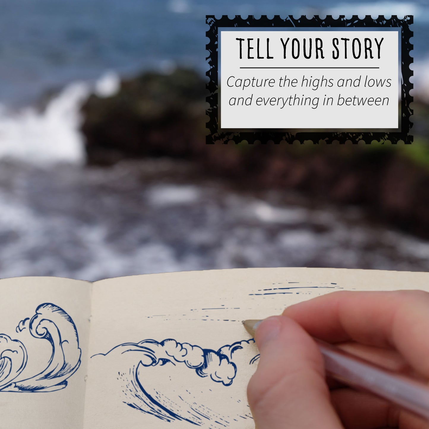 Leather Journal with Blank Pages - Daily Planner & Organizer, Compass Design Leather Bound Writing Journal for Women & Men (5x7 in)